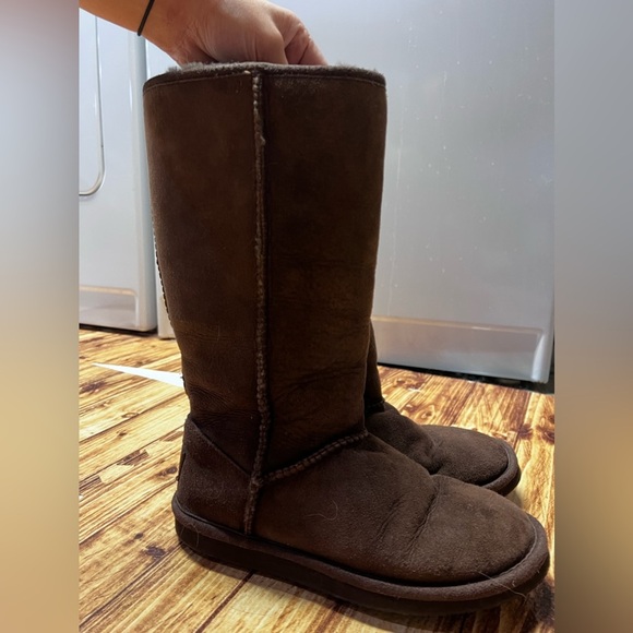 Tall brown LL bean boots, gently worn, great color - Picture 3 of 8